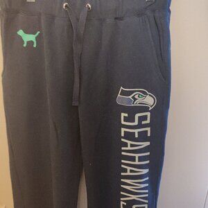 PINK Victoria's Secret 5th & Ocean NFL Seattle Seahawks Sweatpants